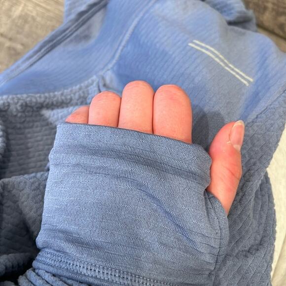 Nike Women's Dri-FIT Fleece Quarter Zip Running Pullover Periwinkle Size XL - Picture 5 of 12